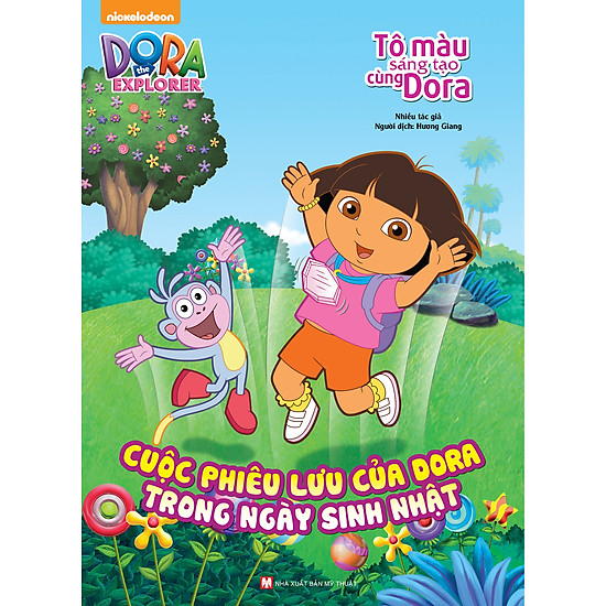 Tô Màu Sáng Tạo Cùng Dora - Cuộc Phiêu Lưu Của Dora Trong Ngày Sinh Nhật